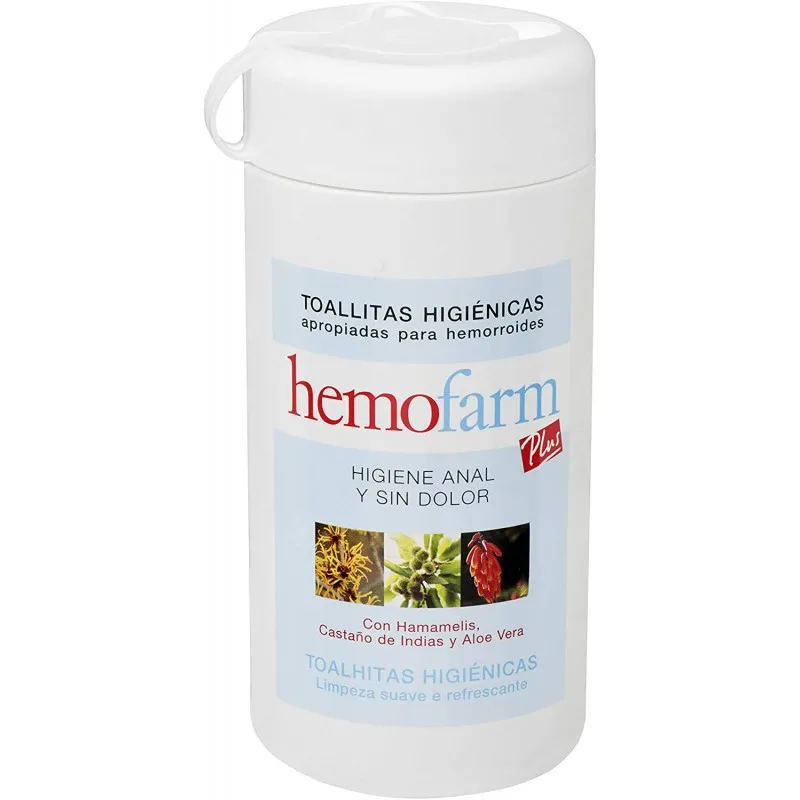 HEMOFARM PLUS 60 TOALLITAS