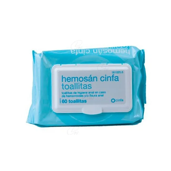 Hemosan Cinfa Toallitas 60 Toallitas