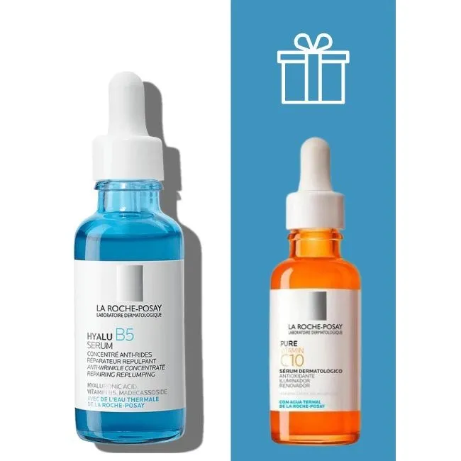 Cofre Hyalu B5 Serum 30 ml + Regalo Pure Vitamin C10 10 ml La Roche Posay