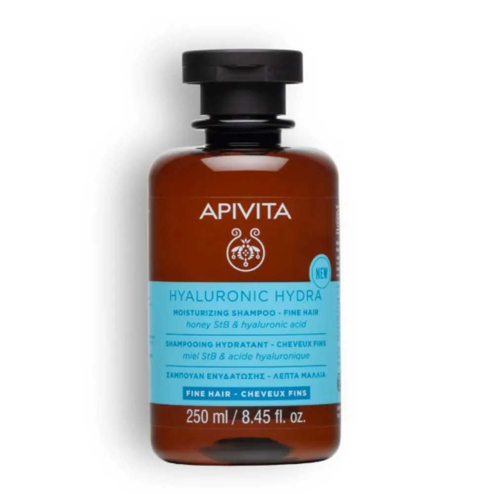 Hyaluronic Hydra Champú Hidratante Cabello Fino, 250 ml. - Apivita