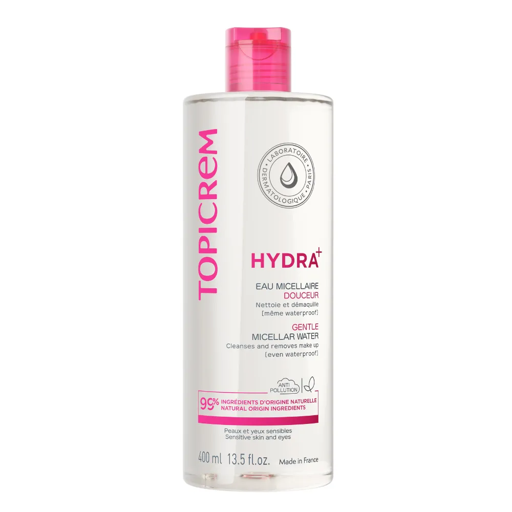 HYDRA+ Agua Micellar Suave, 400 ml. - Topicrem