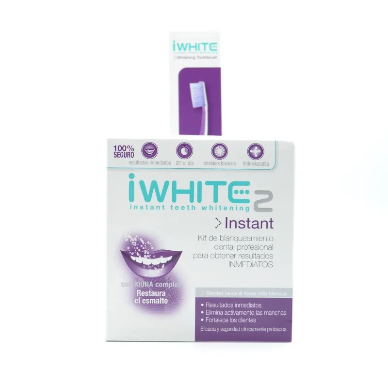 I-WHITE 2 INSTANT (10 MOLDES) + CEPILLO REGALO