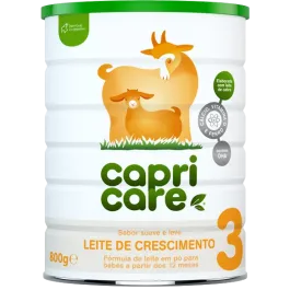 Capricare Leche de Cabra 3 Leche de crecimiento para bebés desde 12 meses