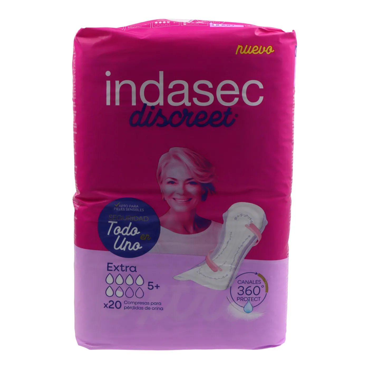 Indasec Discreet Extra 20 Uds