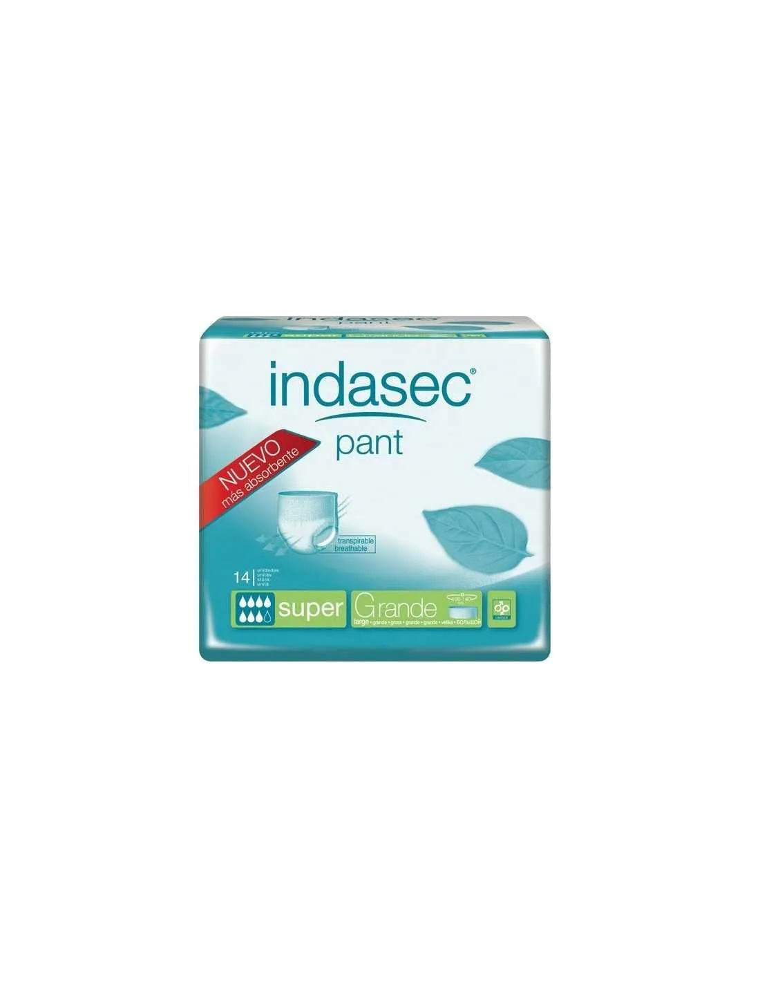 Indasec Pant Super Talla Grande 1.900 ml