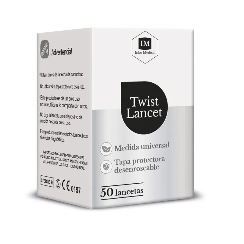 INKO LANCETAS ESTERILES 50 UNIDADES