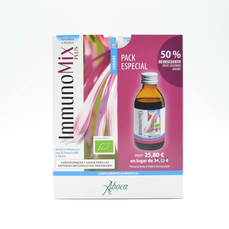 INMUNOMIX PLUS JARABE 210 ML DUPLO 2º UD 50%