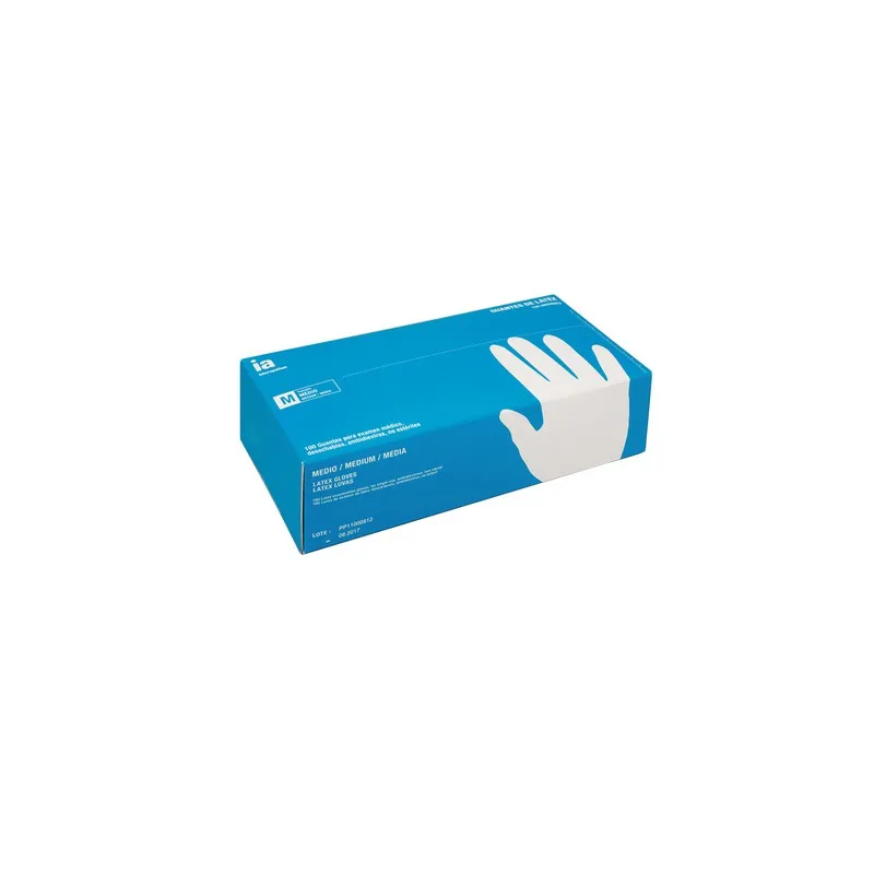 INTERAPOTHEK GUANTES LATEX EMPOLV T.M