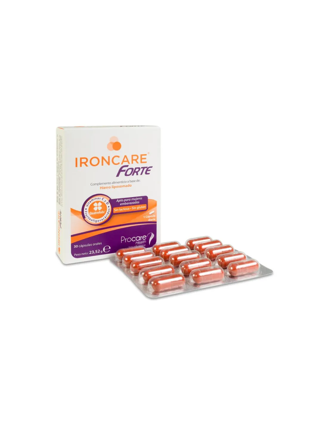 IRONCARE FORTE 30 CAPSULAS