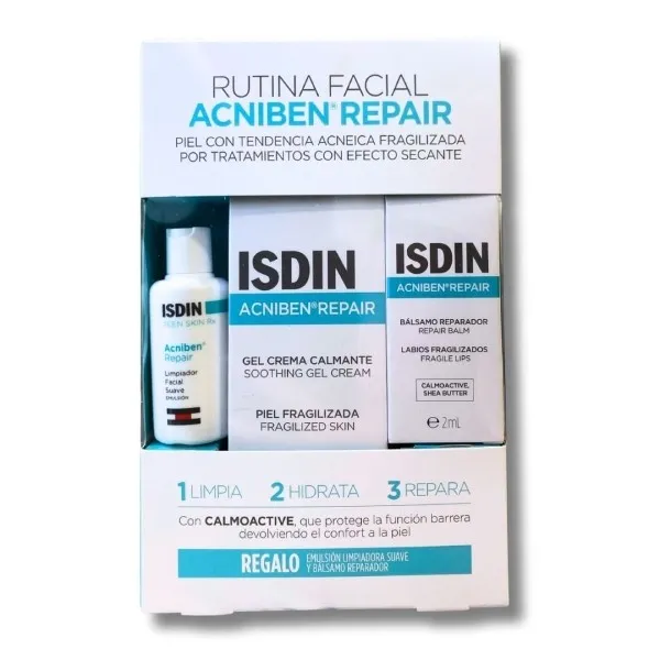 ISDIN Acniben Repair Gel Crema Hidratante, 40 ml. + Regalos