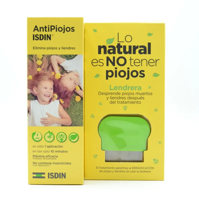 ISDIN ANTIPIOJOS PACK GEL ELIMINA+ LENDRERA