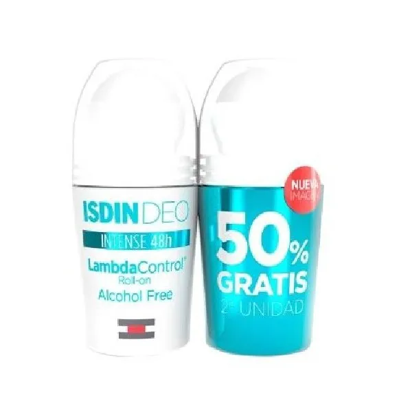 Isdin LambdaControl Desodorante Emulsión sin Alcohol, Duplo
