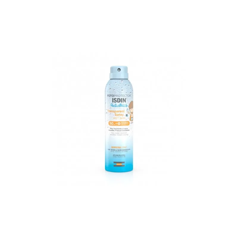 ISDIN Fotoprotector Pediatrico Spray Transparente Wet Skin 50+ 250ml