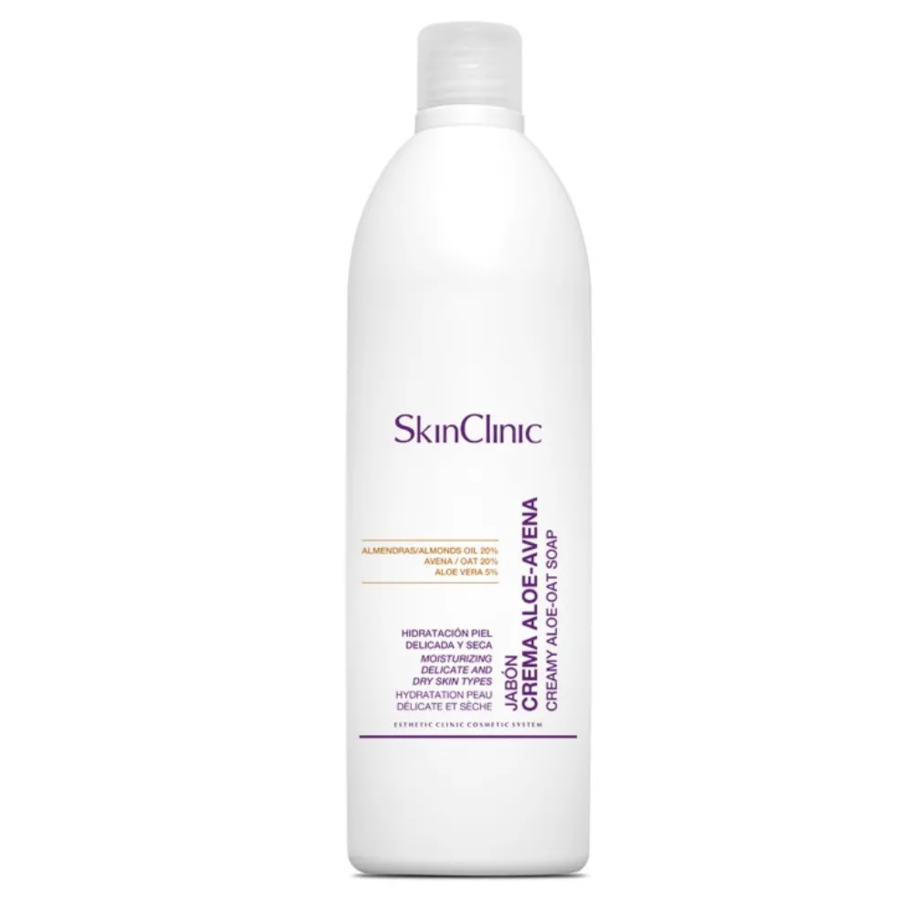 Jabón-Crema de Aloe-Avena, 800 ml.- Skinclinic