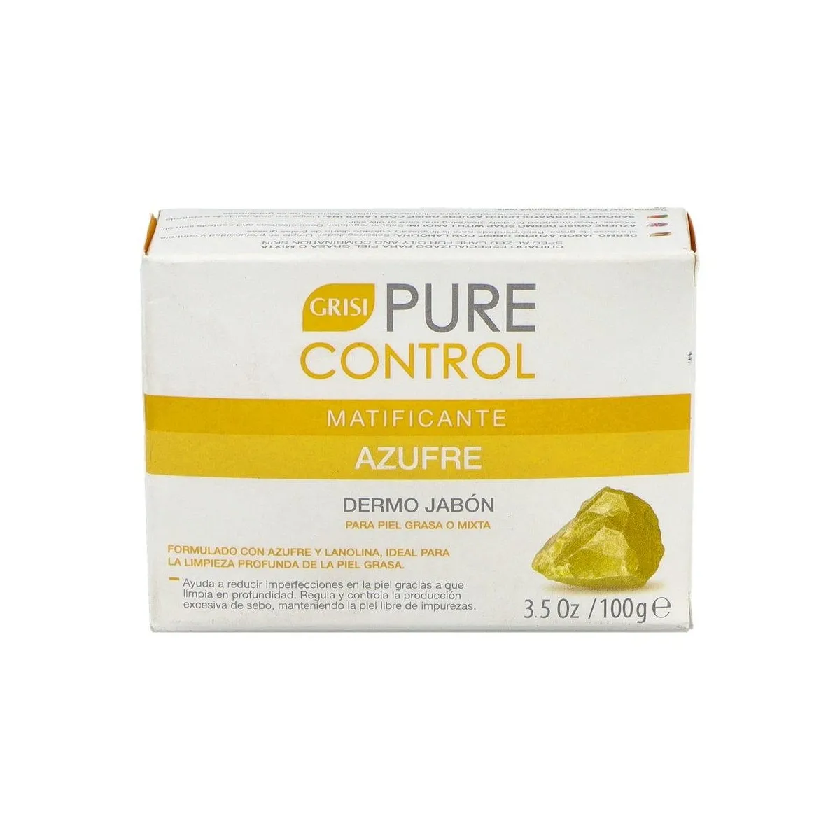 Jabon Grisi Azufre 100 G Pastilla