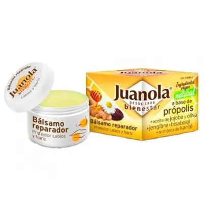 Juanola bálsamo repararador de labios y nariz 15g