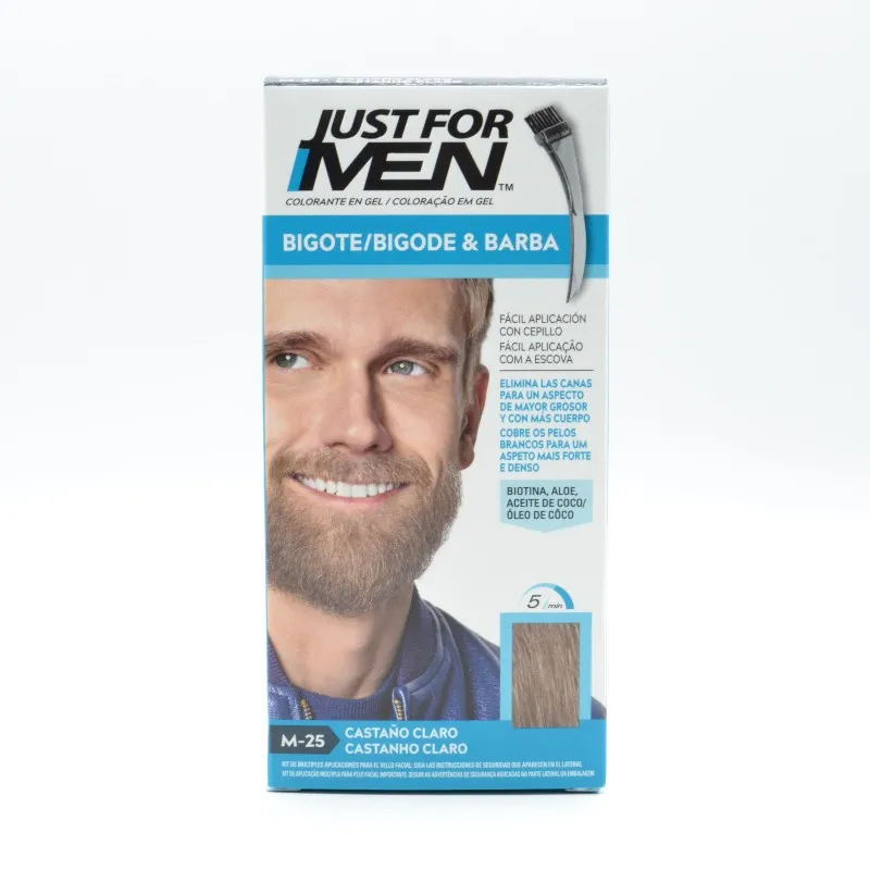JUST FOR MEN BIGOTE Y BARBA CASTAÑO CLARO