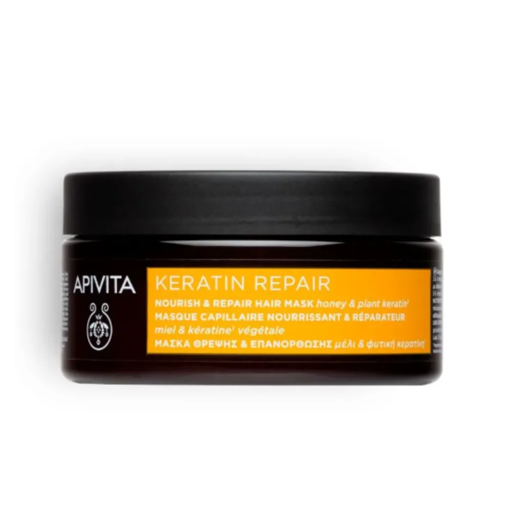 Keratin Repair Mascarilla Keratin Repair Nutritiva y Reparadora, 200 ml. - Apivita
