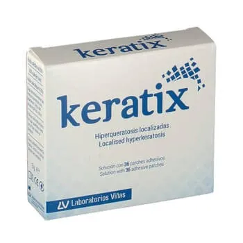 Keratix Solución 3 gr 36 Parches Adhesivos