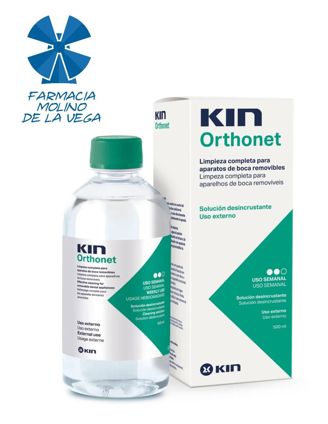 KIN ORTHONET SOLUCION DESINCRUSTANTE 500 ML