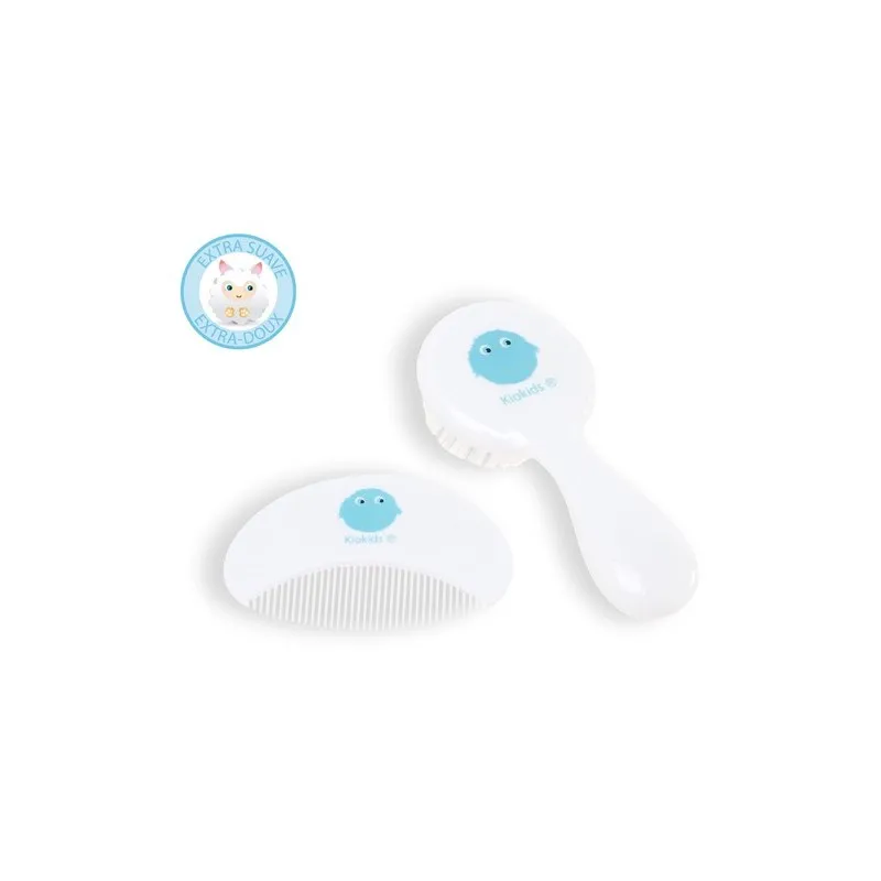 kiokids cepillo y peine azul