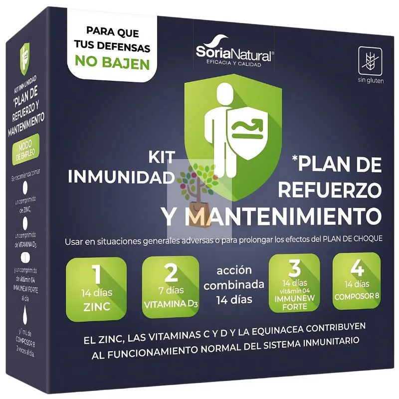 KIT INMUNIDAD PLAN DE REFUERZO Y MANTENIMIENTO SORIA NATURAL