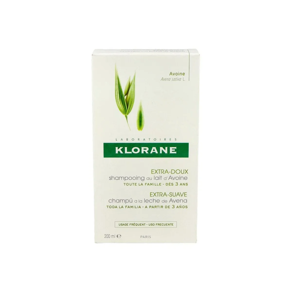 Klorane Champu Avena Leche 200 Ml