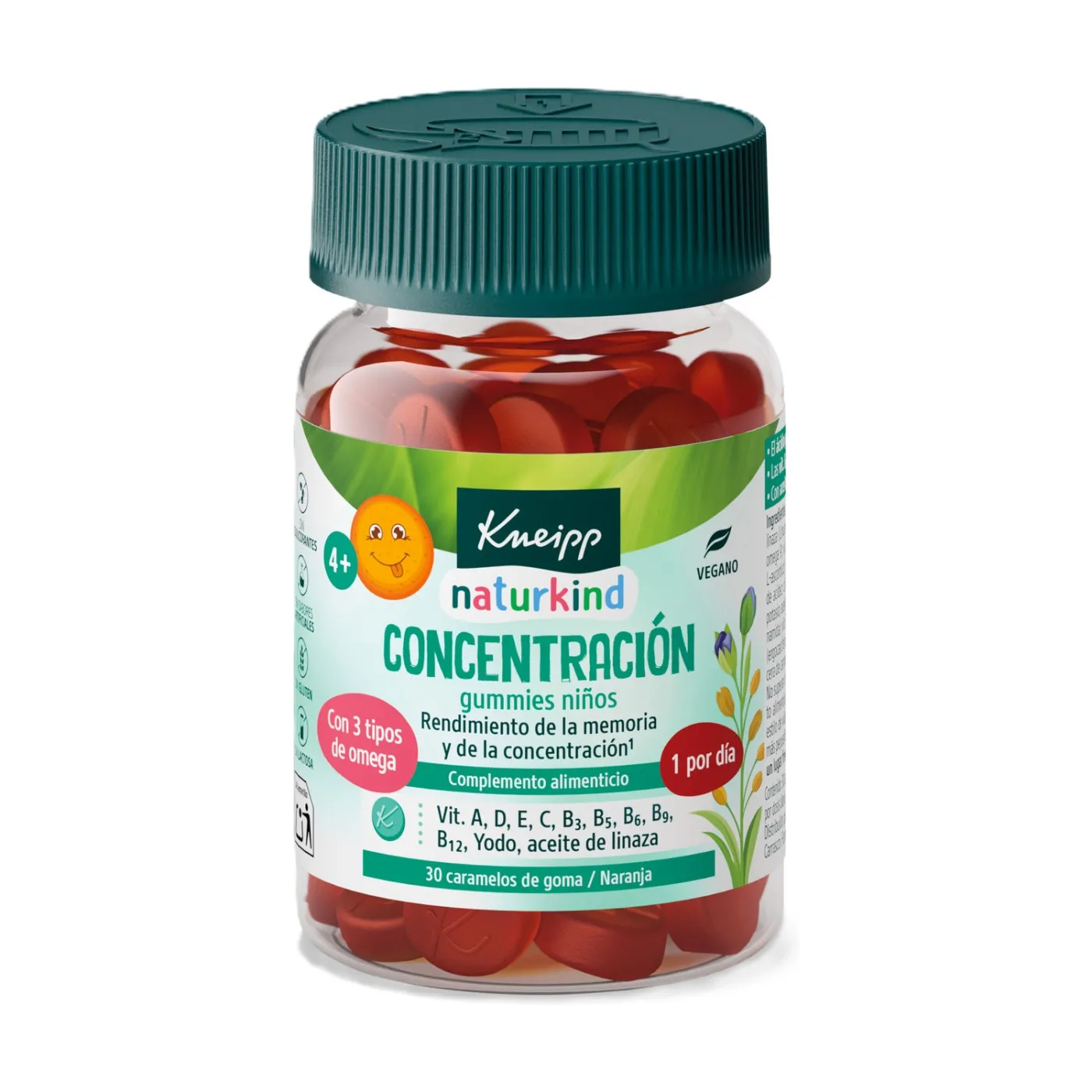 Kneipp Gummies Niños Concentracion 30 Caramelos