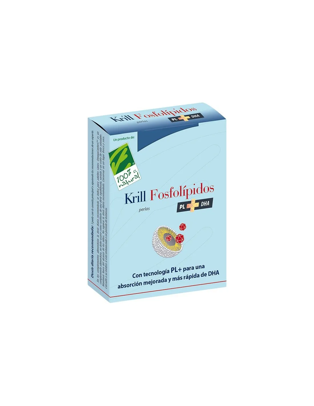 Krill FosfoliPidos Pl + Dha 30 30 Perlas de Cien Por Cien Natural