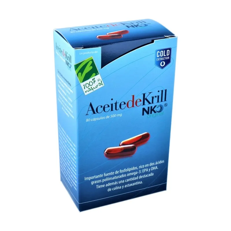 100% NATURAL KRILL NKO 80 CAPSULAS