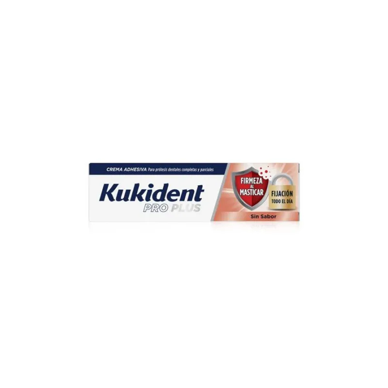 Kukident Pro Plus Crema Adhesiva Firmeza al Masticar 40gr
