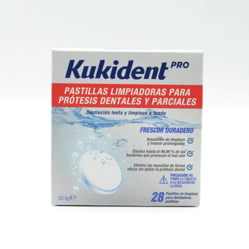 KUKIDENT PASTILLAS LIMPIADORAS 28 U