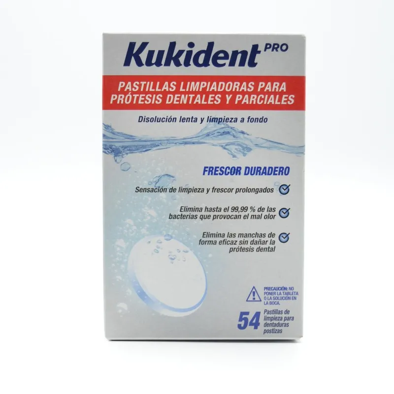 KUKIDENT PASTILLAS LIMPIADORAS 54 U