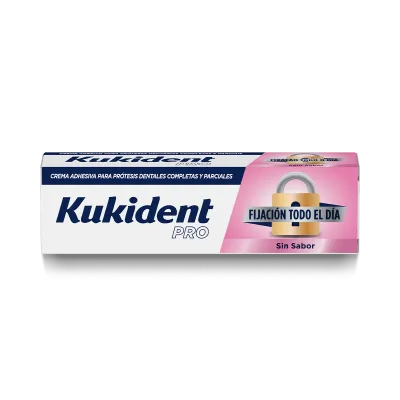 Adhesivo para prótesis dentales Kukident Fijación Todo El Día
