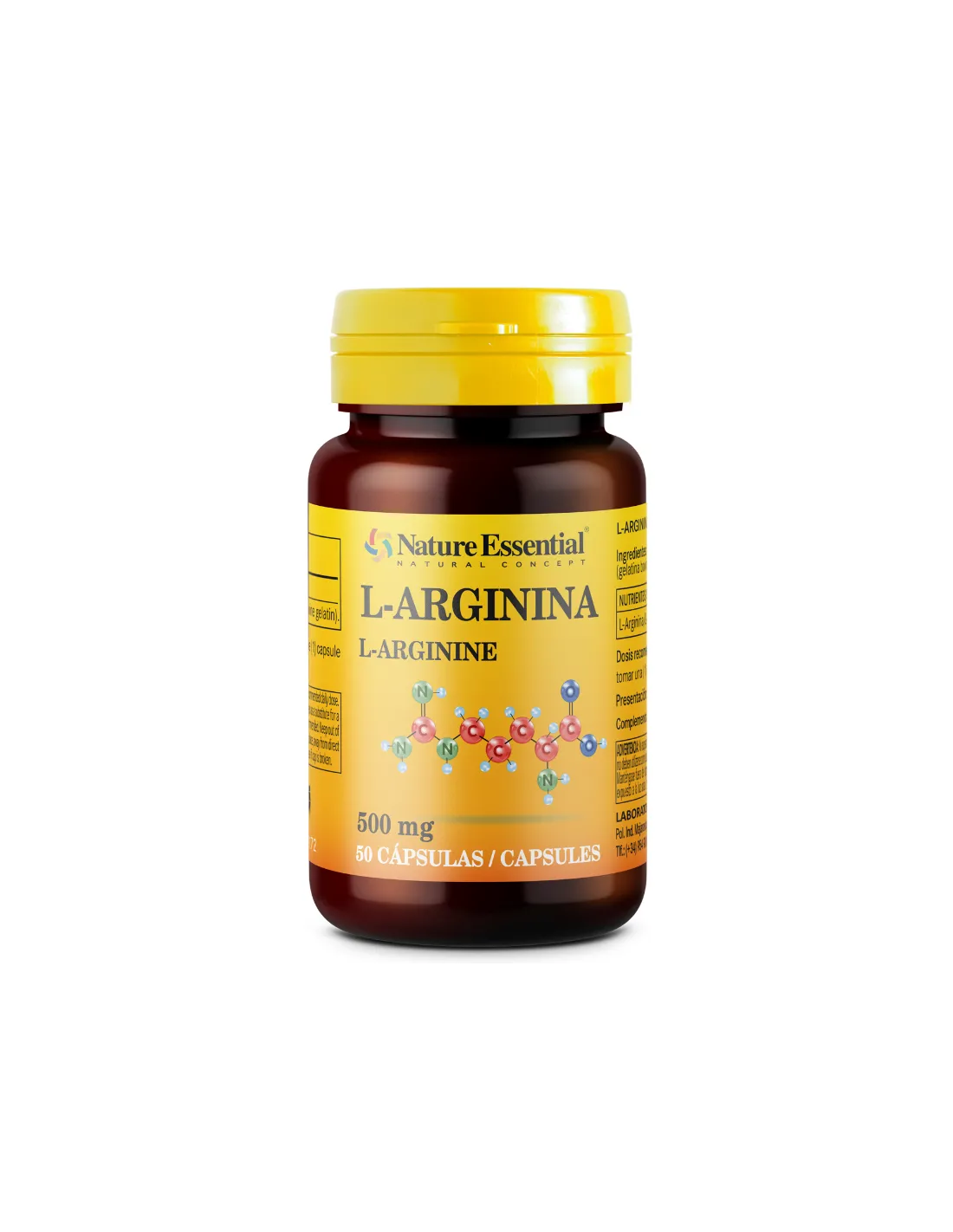 L-Arginina 500Mg. 50Cap. de Nature Essential