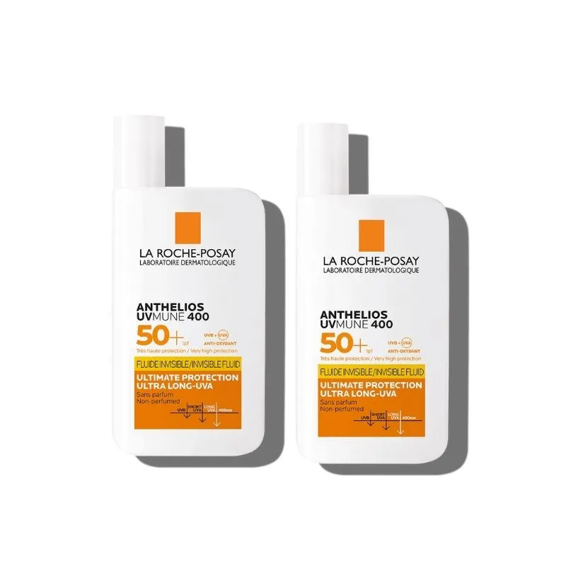 La Roche Posay Anthelios UvMune 400 Fluido Invisivel SPF50+ Pack 2x50ml