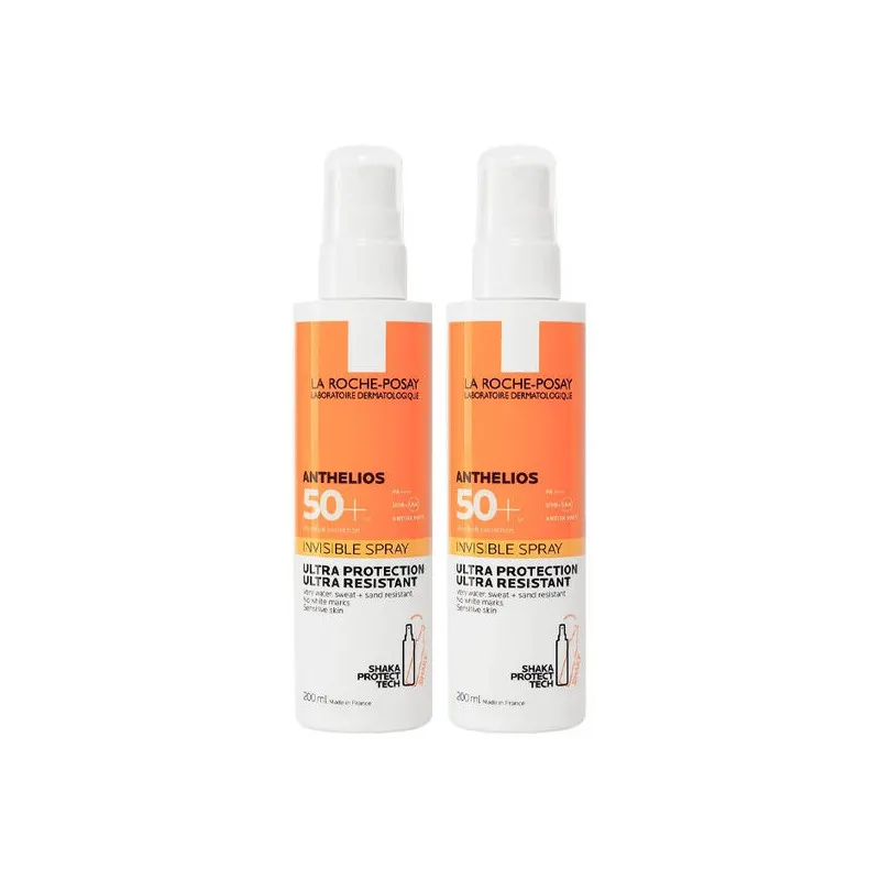 La Roche-Posay Anthelios Protector Solar Spray Invisible SPF50+ 2x200ml