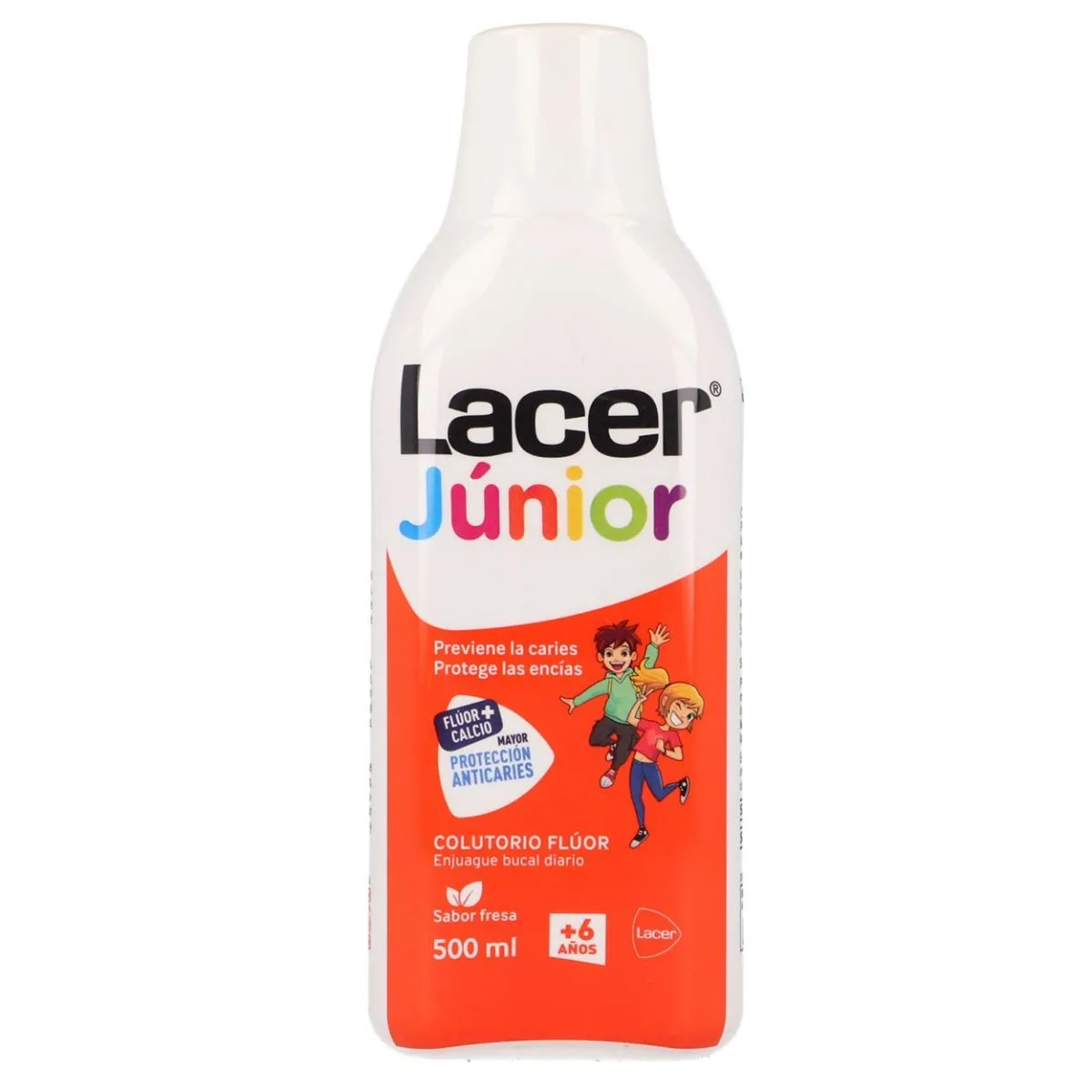 Lacer Colutorio Fluor Diario Fresa 500 ml