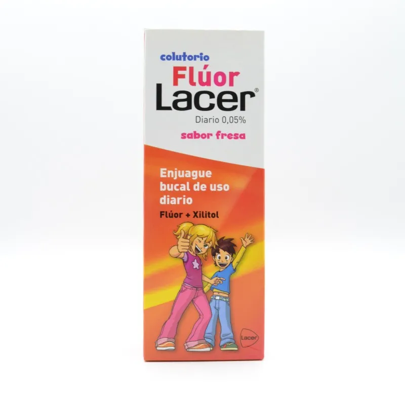 LACER FLUOR DIARIO JUNIOR COLUTORIO FRESA 500 ML