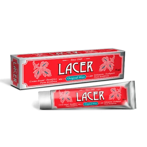 Lacer Original Mint Pasta de Dientes, 75 ml