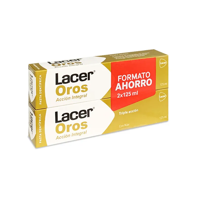 Lacer Oros Duplo Pasta Dentifrica 125 ml + 125 ml