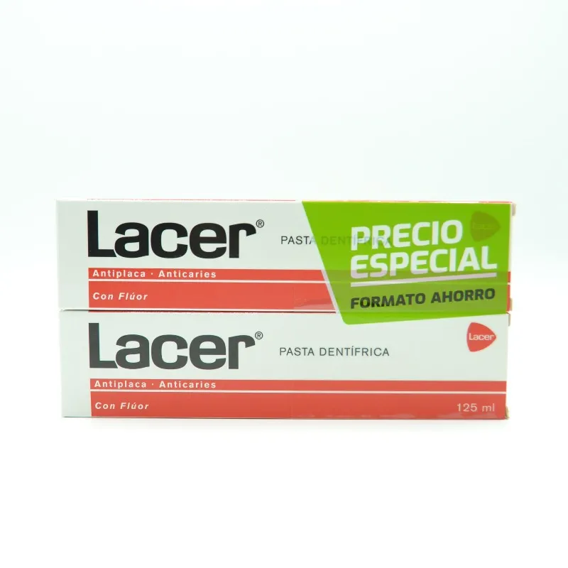 LACER PASTA DENTIFRICA DUPLO 2X125 ML