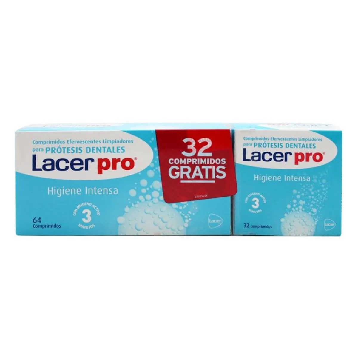 Lacerpro 64 + 32 Comprimidos Limpiadores Efervescentes