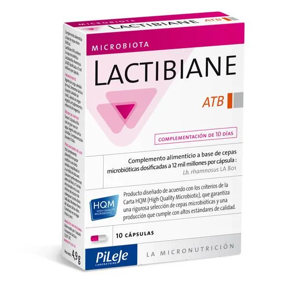 Pileje Lactibiane ATB 10 cápsulas