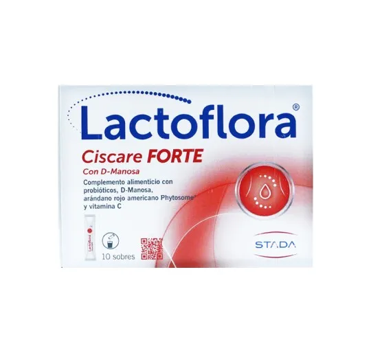 LACTOFLORA CISCARE FORTE 10 SOBRES SABOR LIMON