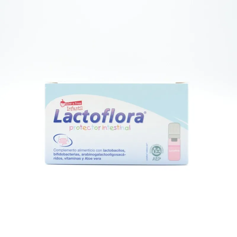 LACTOFLORA INFANTIL FRESA 10 VIALES