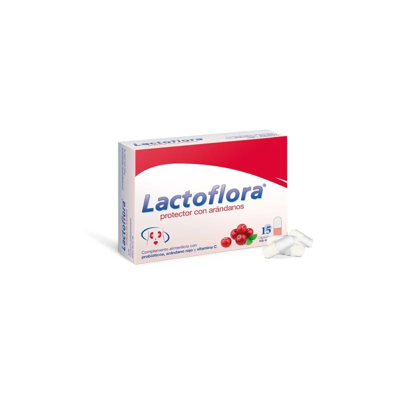 Lactoflora Protector Con Arandano 15 Capsulas