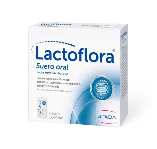 LACTOFLORA SUERO ORAL 6 SOBRES DUOCAM SABOR FRUT