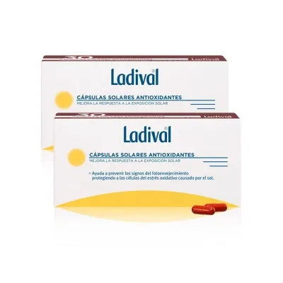 LADIVAL Cápsulas Solares Antioxidantes 2x30 Cápsulas