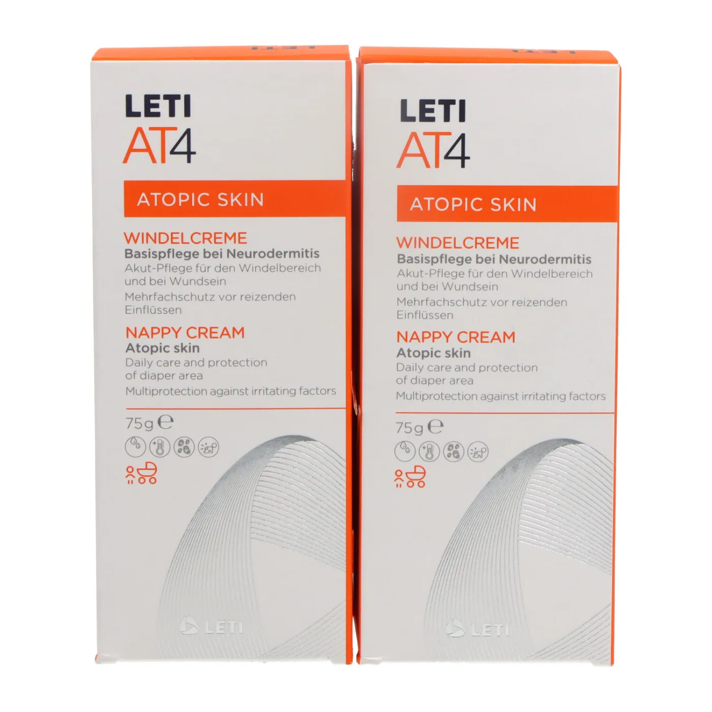 Leti At4 Pasta Al Agua Atopic Skin 2x75g Promo